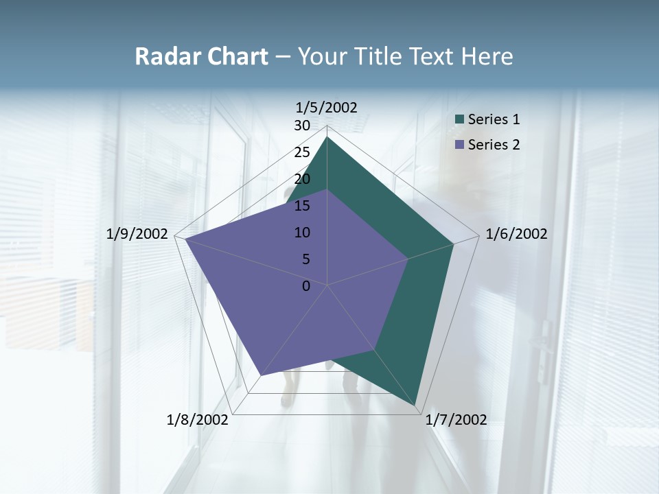 Corridor Ceiling Female PowerPoint Template