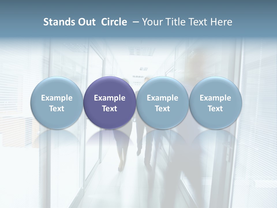 Corridor Ceiling Female PowerPoint Template