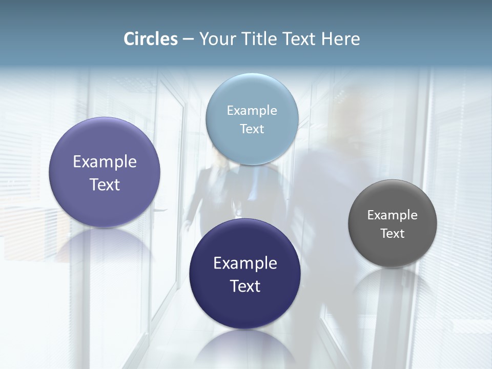 Corridor Ceiling Female PowerPoint Template