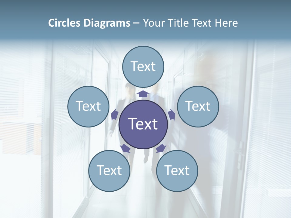 Corridor Ceiling Female PowerPoint Template