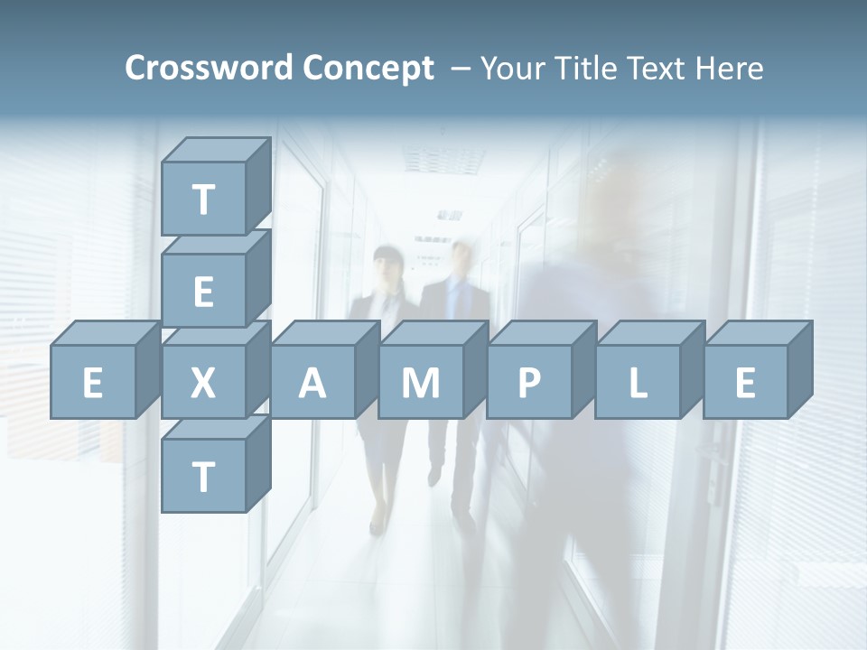 Corridor Ceiling Female PowerPoint Template