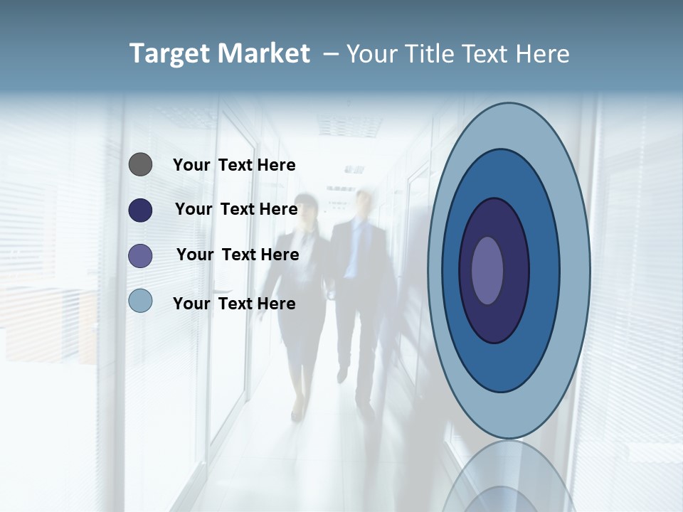 Corridor Ceiling Female PowerPoint Template