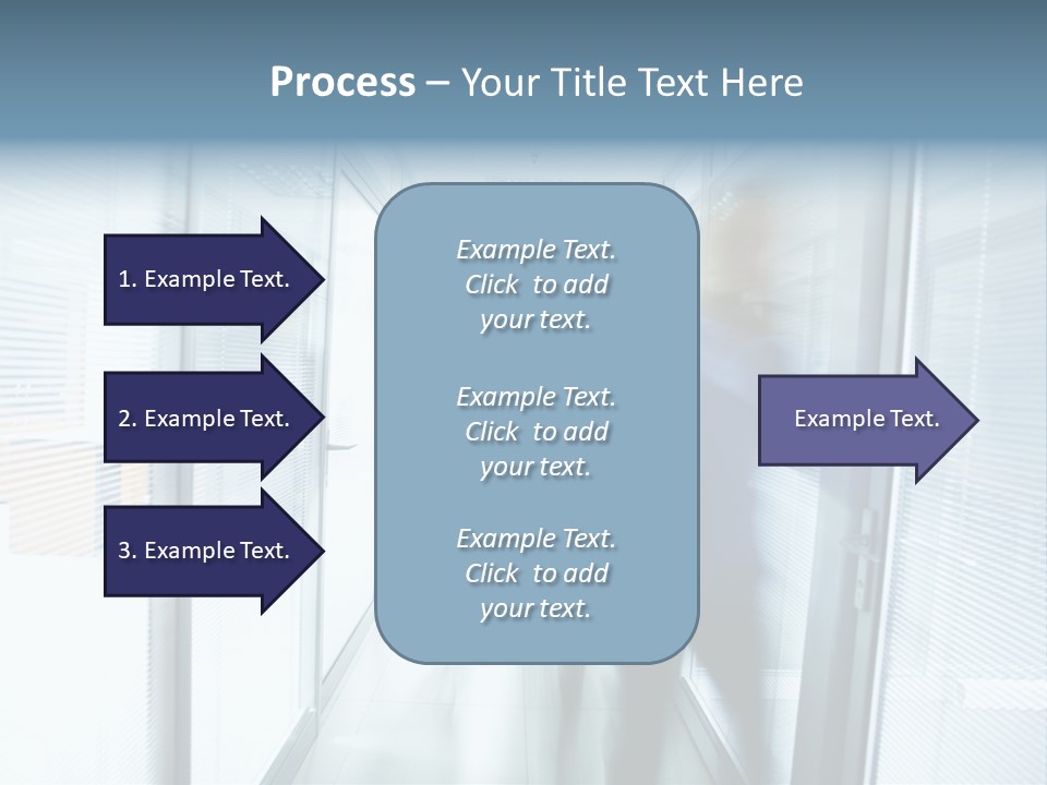 Corridor Ceiling Female PowerPoint Template