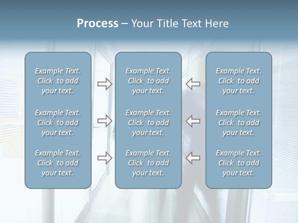 Corridor Ceiling Female PowerPoint Template