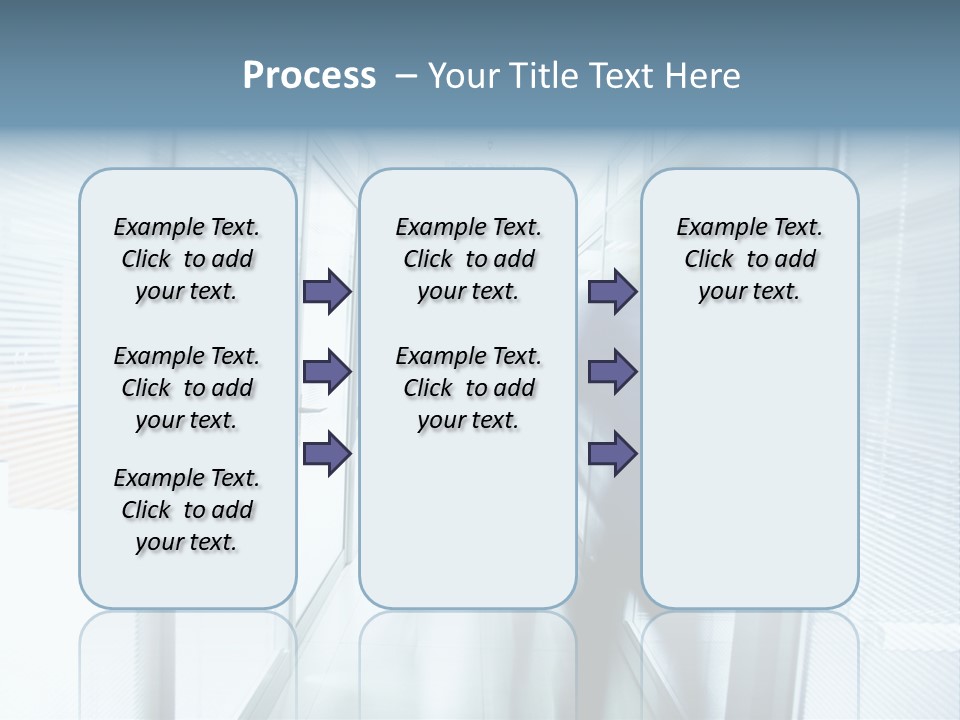 Corridor Ceiling Female PowerPoint Template