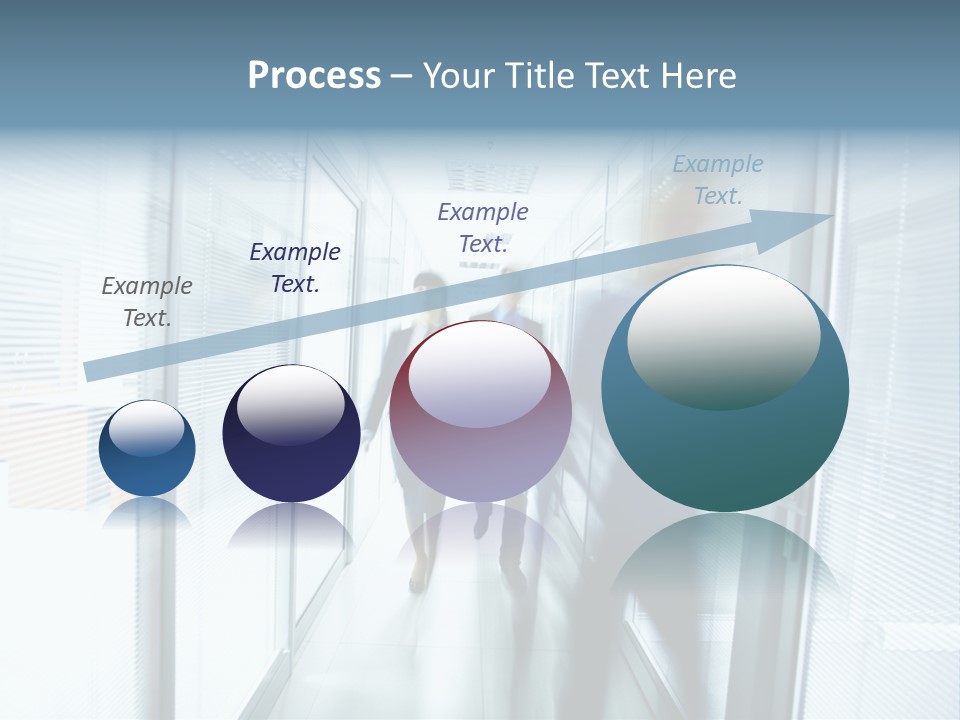 Corridor Ceiling Female PowerPoint Template