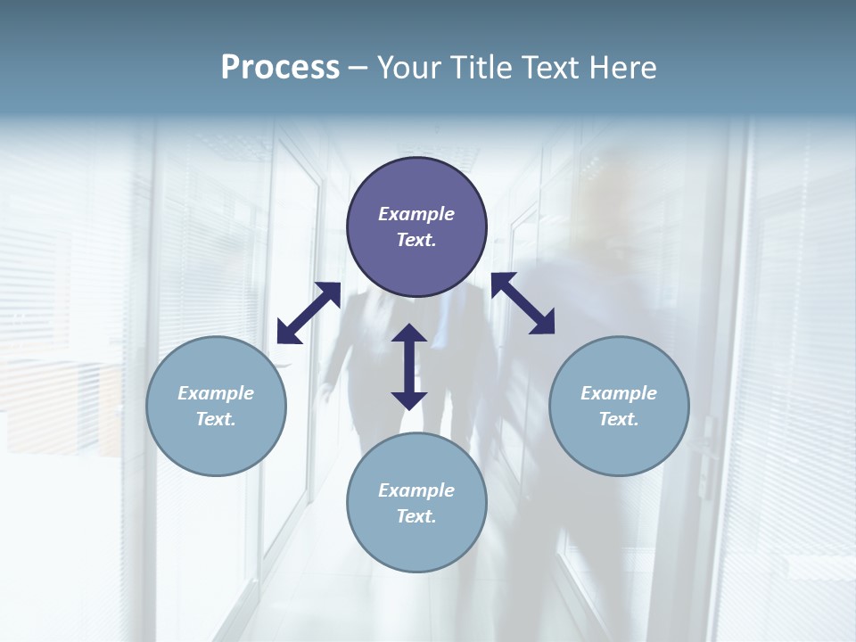 Corridor Ceiling Female PowerPoint Template