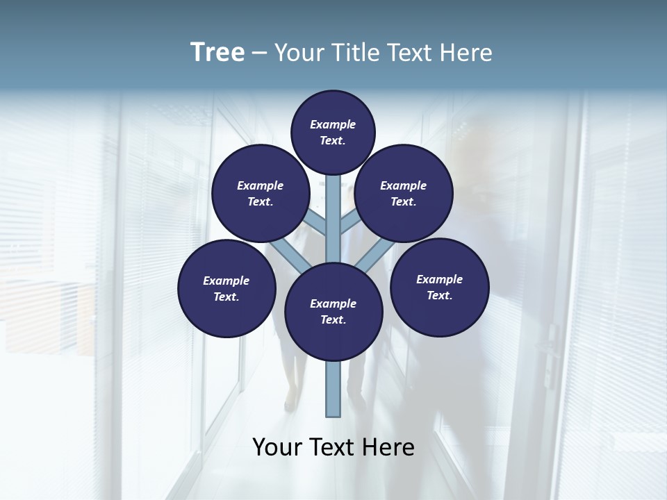 Corridor Ceiling Female PowerPoint Template