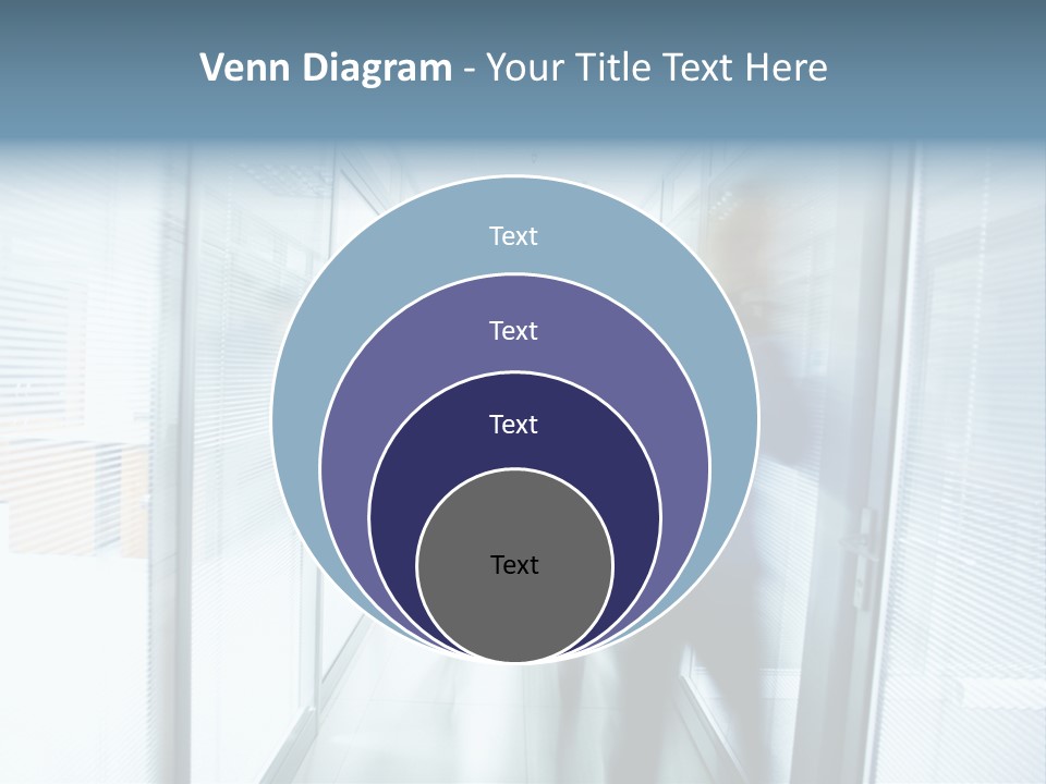 Corridor Ceiling Female PowerPoint Template