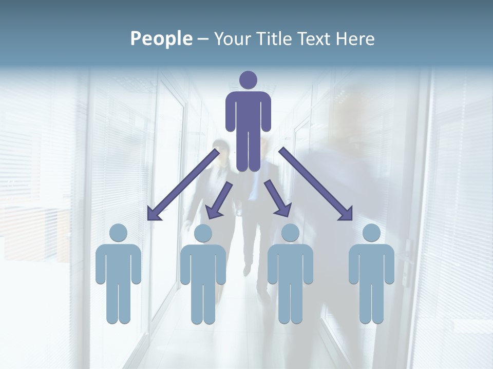 Corridor Ceiling Female PowerPoint Template