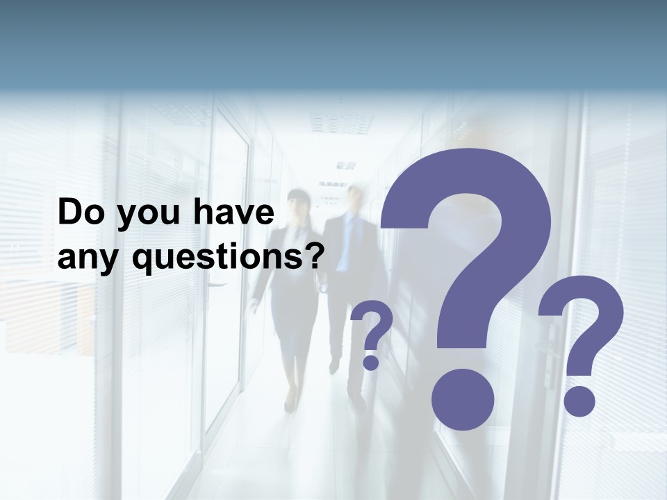 Corridor Ceiling Female PowerPoint Template