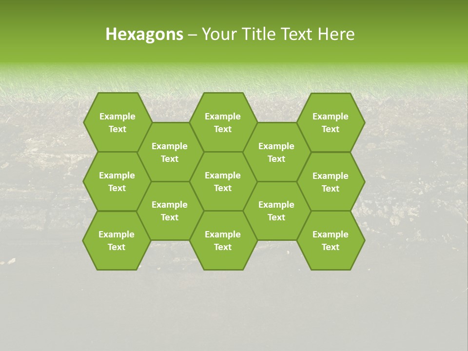 Below Brown Bisected PowerPoint Template