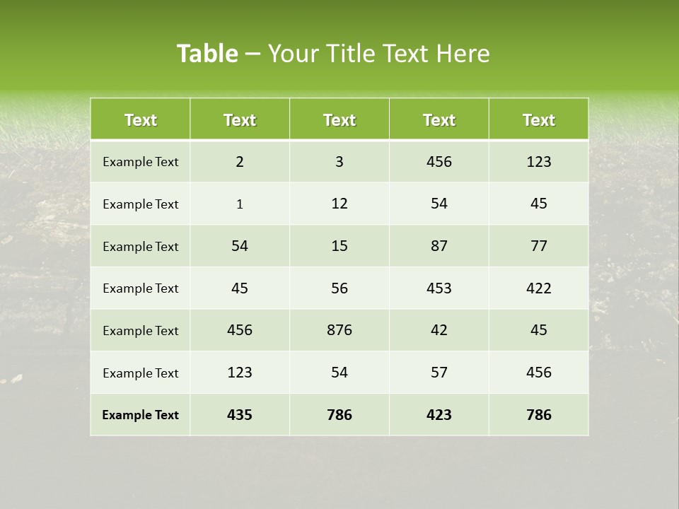 Below Brown Bisected PowerPoint Template