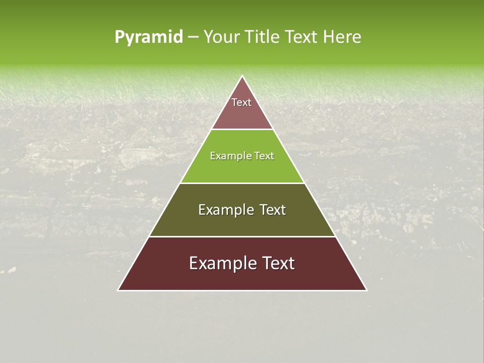 Below Brown Bisected PowerPoint Template