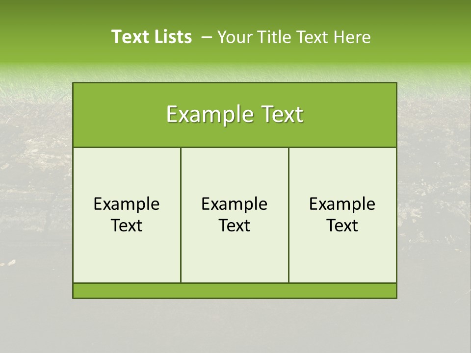 Below Brown Bisected PowerPoint Template