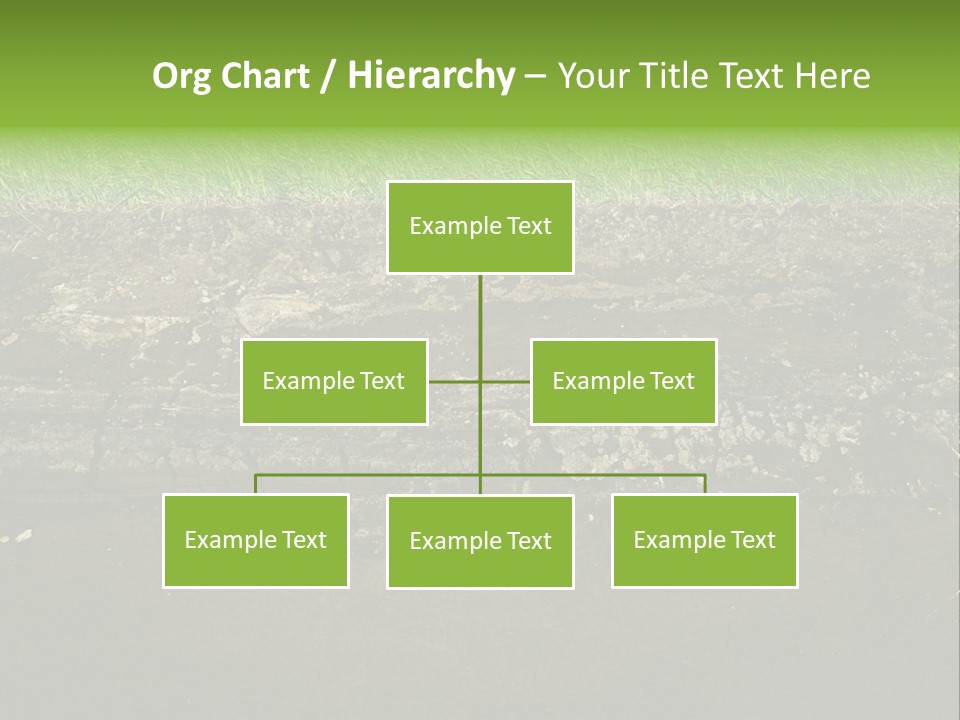 Below Brown Bisected PowerPoint Template