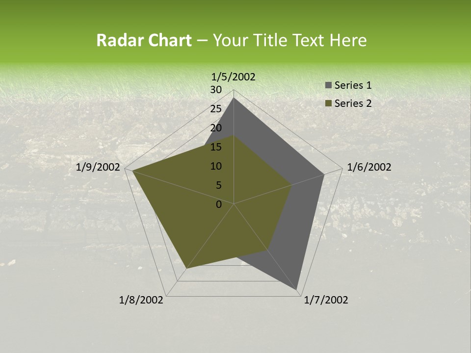 Below Brown Bisected PowerPoint Template
