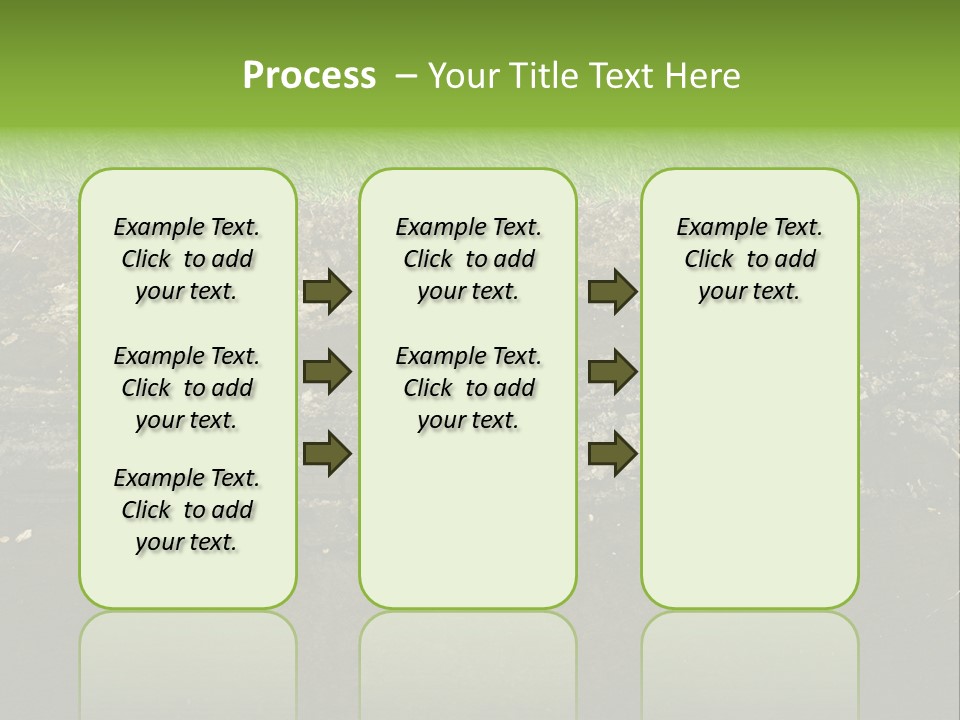 Below Brown Bisected PowerPoint Template