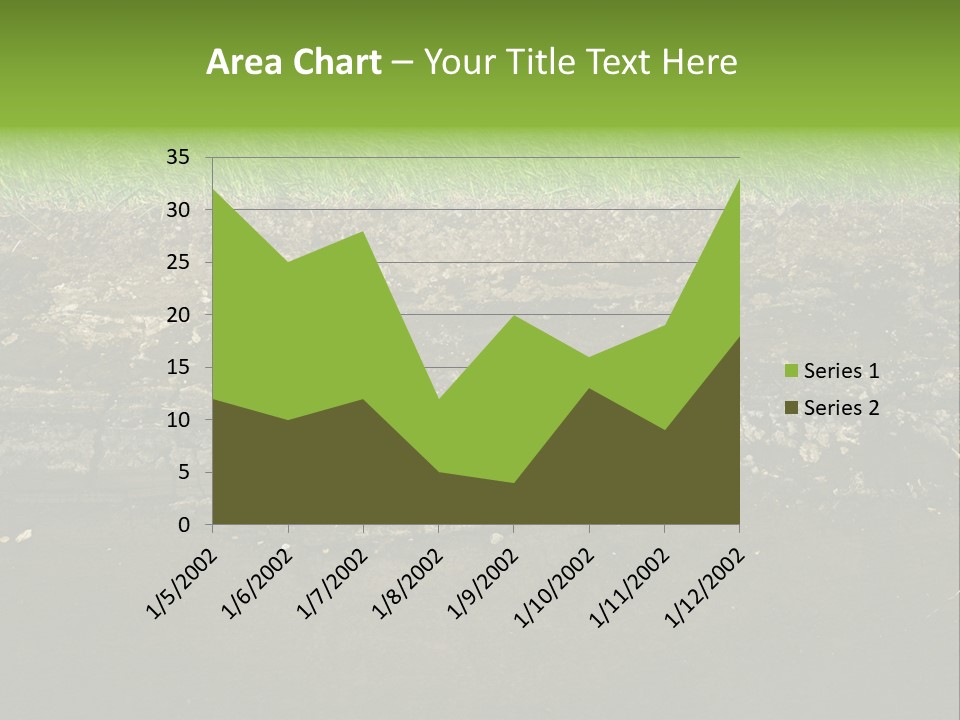 Below Brown Bisected PowerPoint Template