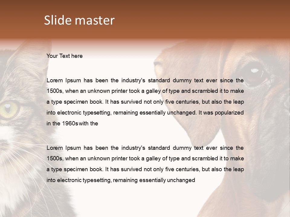 Playful Friend Funny PowerPoint Template