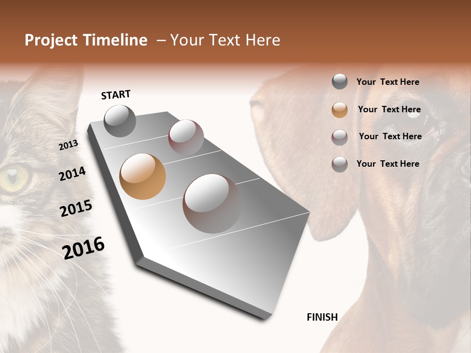 Playful Friend Funny PowerPoint Template