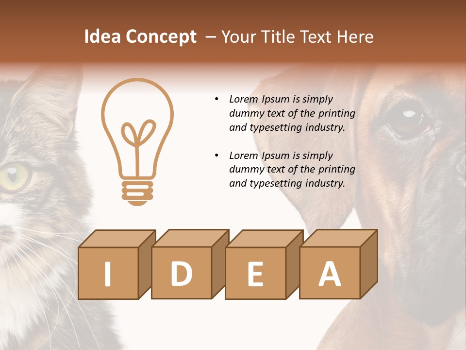 Playful Friend Funny PowerPoint Template