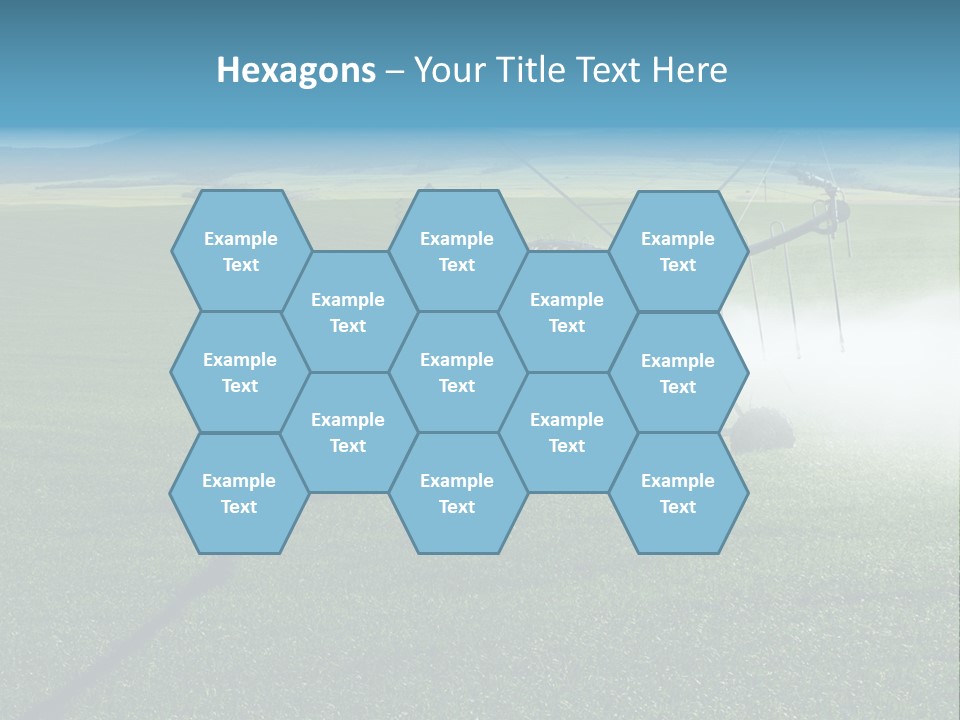 Center Pivot Grain Environment PowerPoint Template