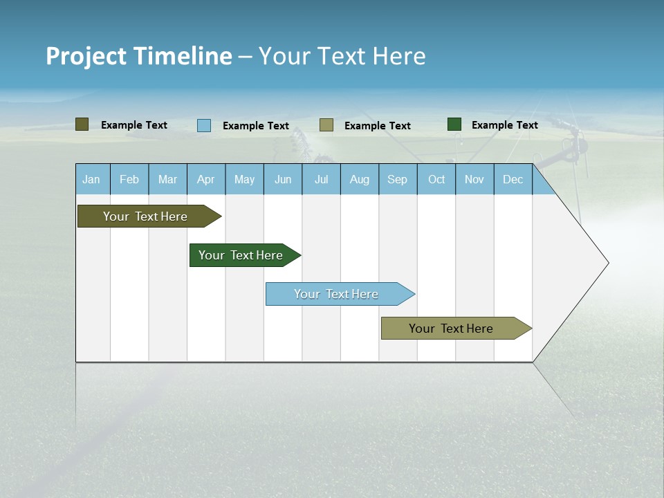 Center Pivot Grain Environment PowerPoint Template