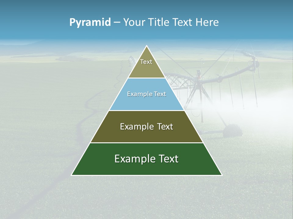 Center Pivot Grain Environment PowerPoint Template