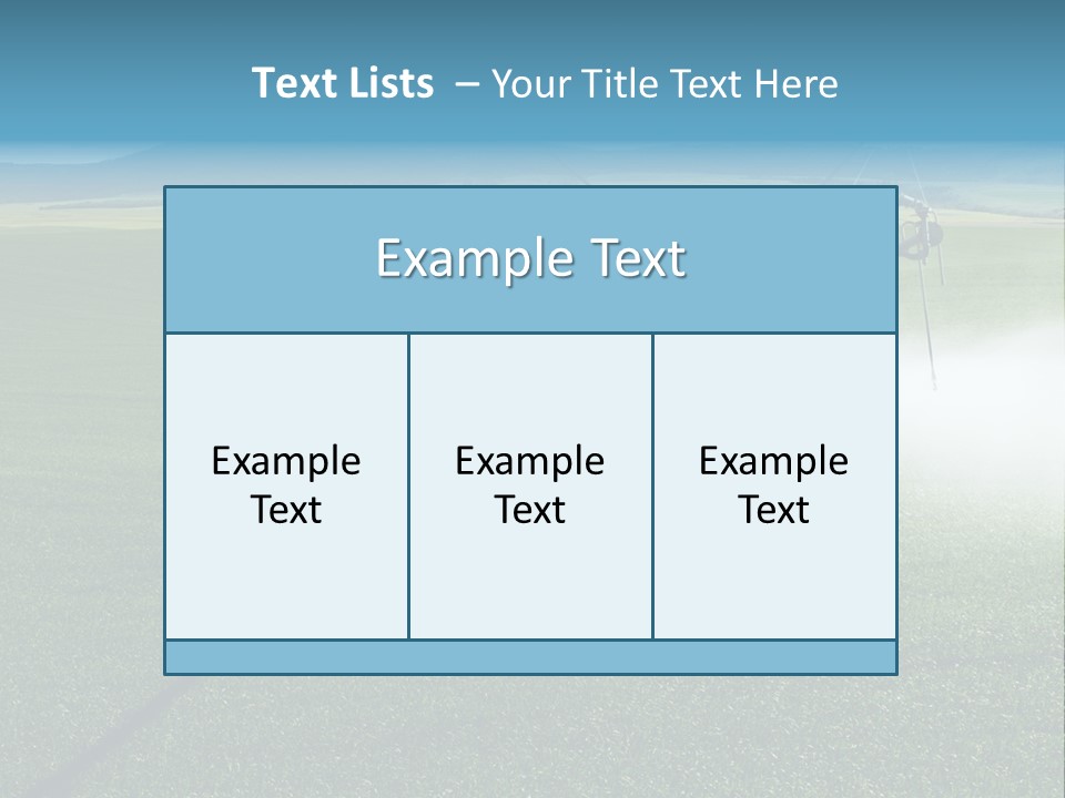 Center Pivot Grain Environment PowerPoint Template