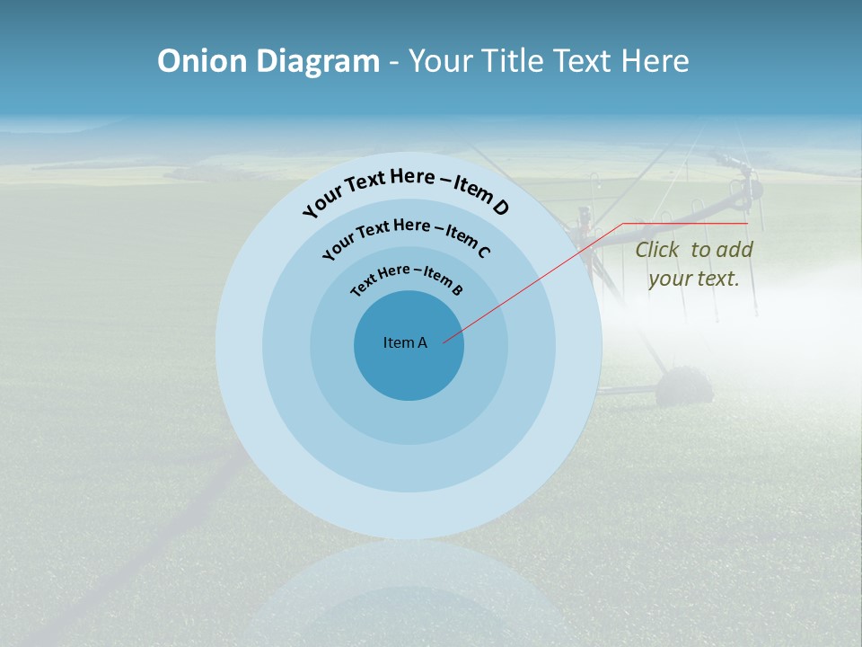 Center Pivot Grain Environment PowerPoint Template