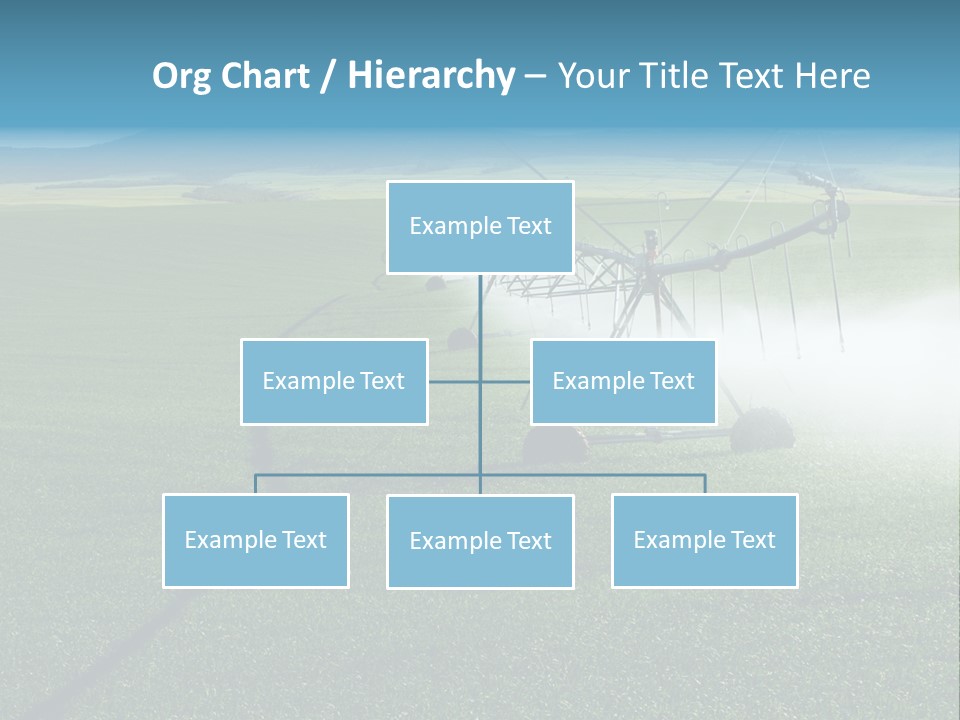 Center Pivot Grain Environment PowerPoint Template