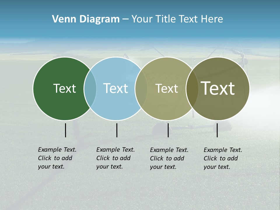 Center Pivot Grain Environment PowerPoint Template