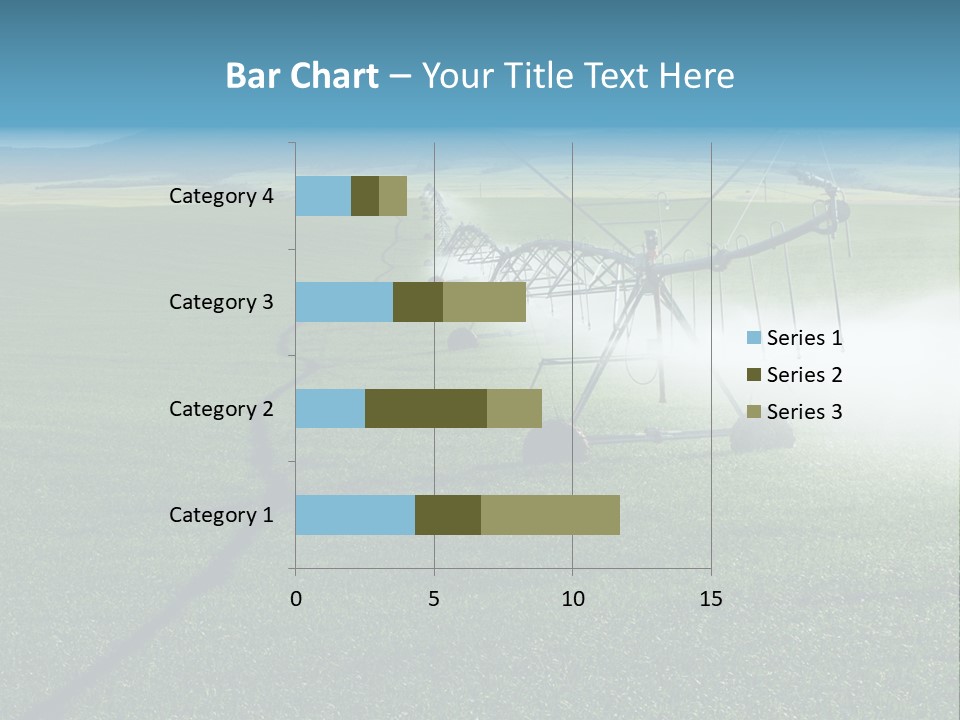 Center Pivot Grain Environment PowerPoint Template