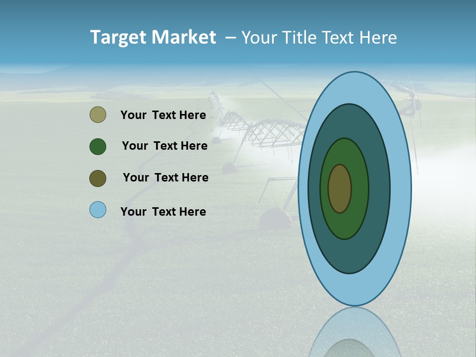 Center Pivot Grain Environment PowerPoint Template