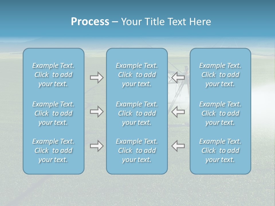 Center Pivot Grain Environment PowerPoint Template