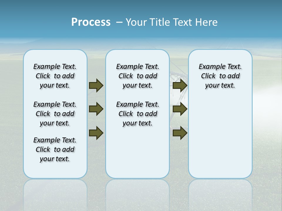 Center Pivot Grain Environment PowerPoint Template