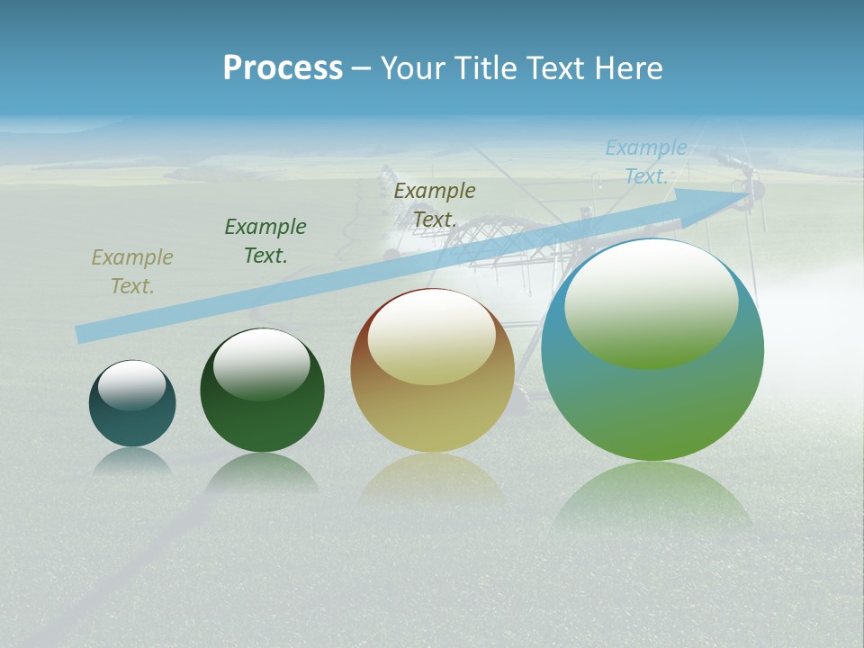 Center Pivot Grain Environment PowerPoint Template