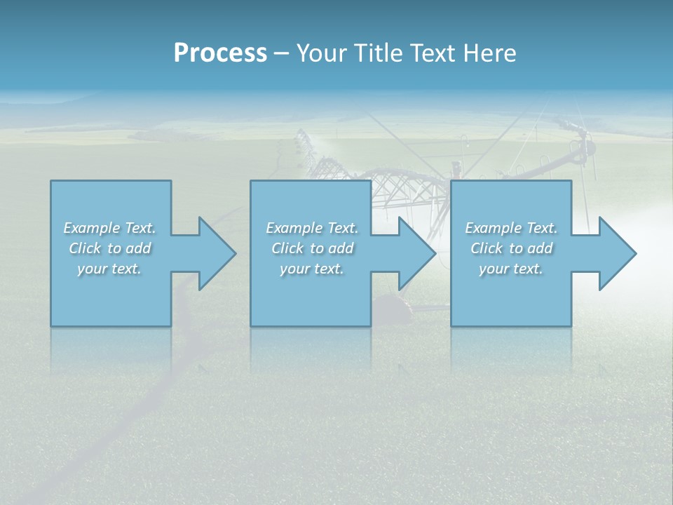 Center Pivot Grain Environment PowerPoint Template