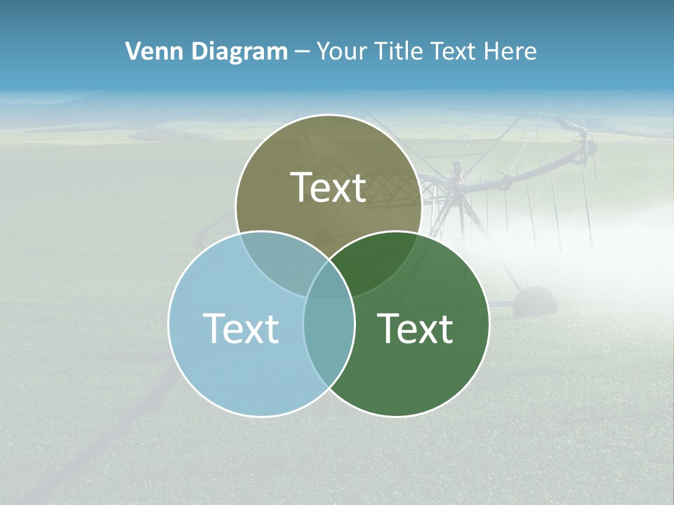 Center Pivot Grain Environment PowerPoint Template