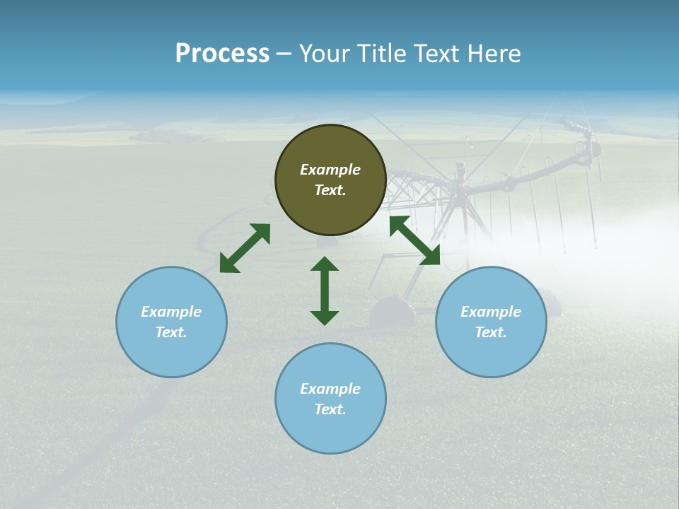Center Pivot Grain Environment PowerPoint Template