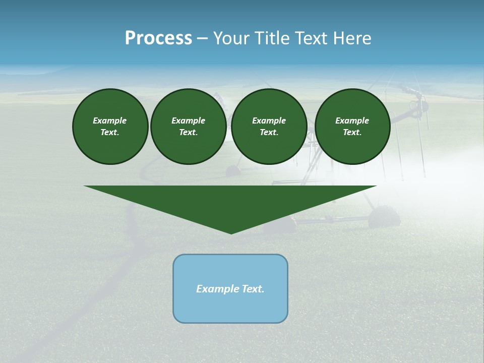 Center Pivot Grain Environment PowerPoint Template