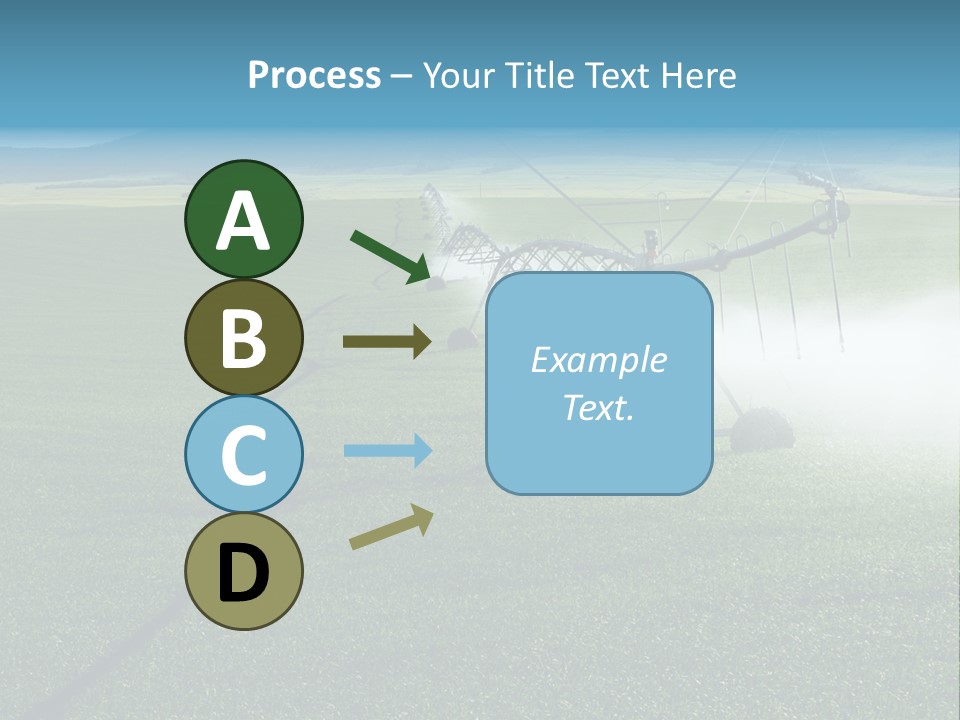 Center Pivot Grain Environment PowerPoint Template