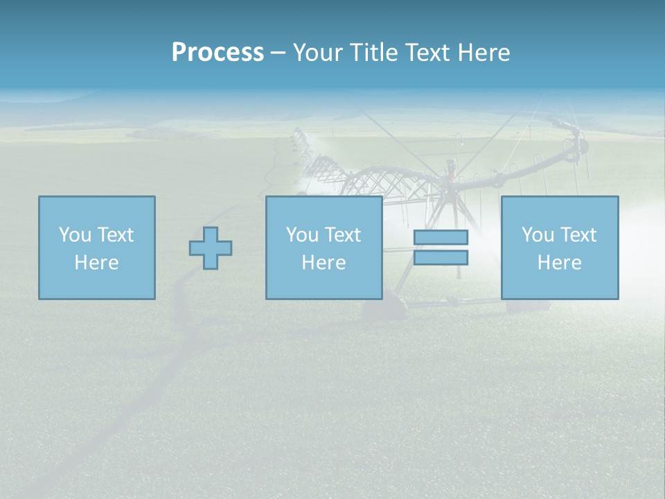 Center Pivot Grain Environment PowerPoint Template