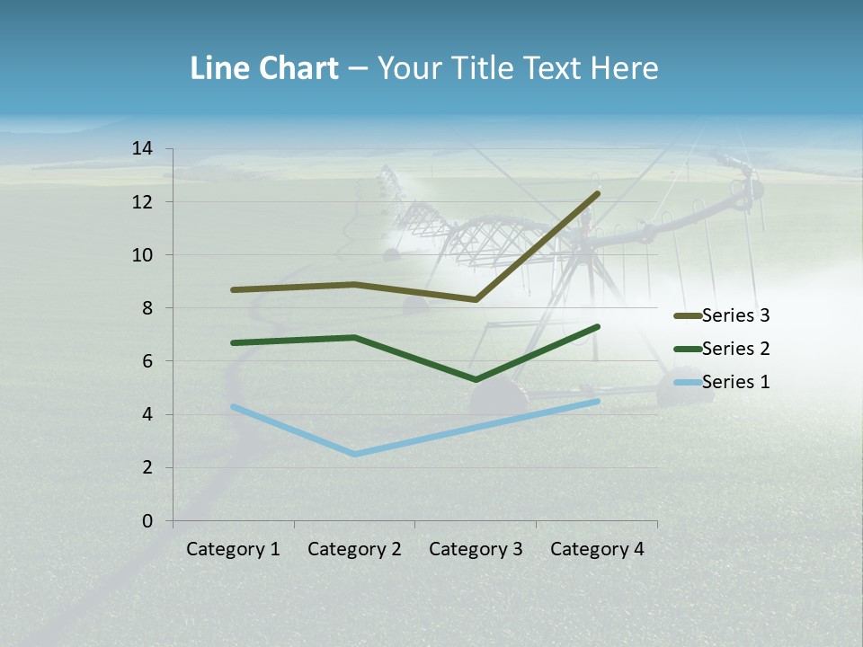 Center Pivot Grain Environment PowerPoint Template
