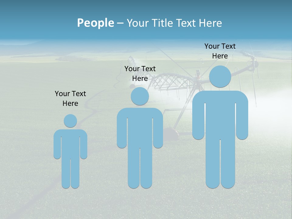 Center Pivot Grain Environment PowerPoint Template