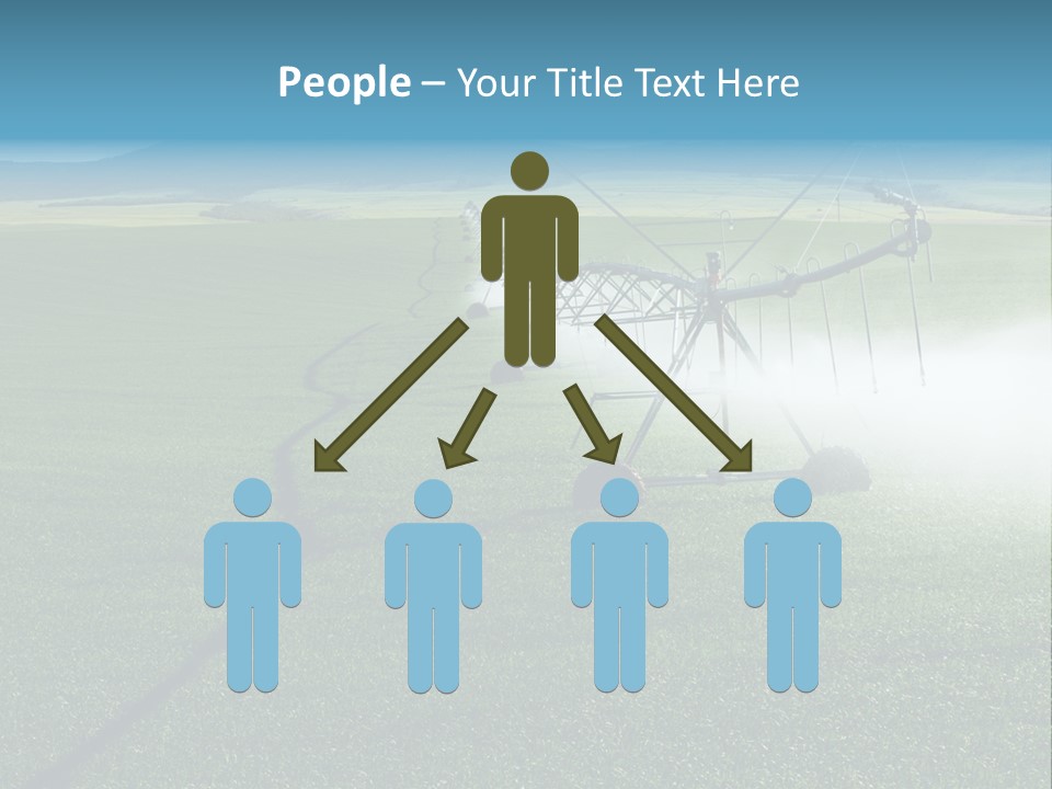 Center Pivot Grain Environment PowerPoint Template