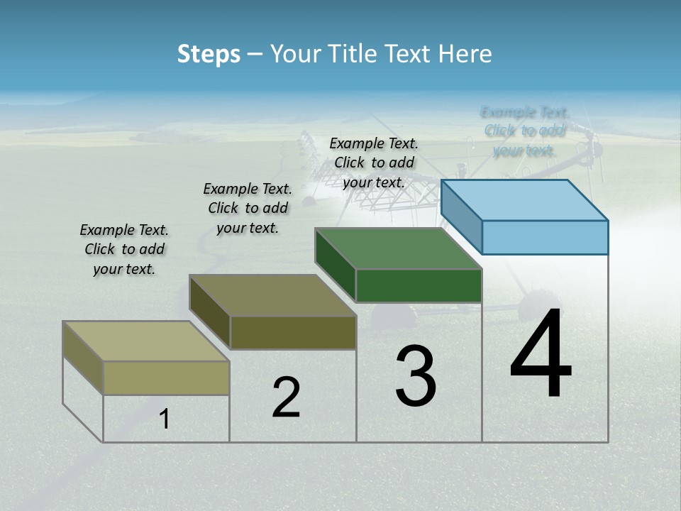 Center Pivot Grain Environment PowerPoint Template