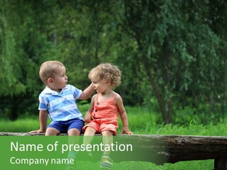 Happy Date Kid PowerPoint Template