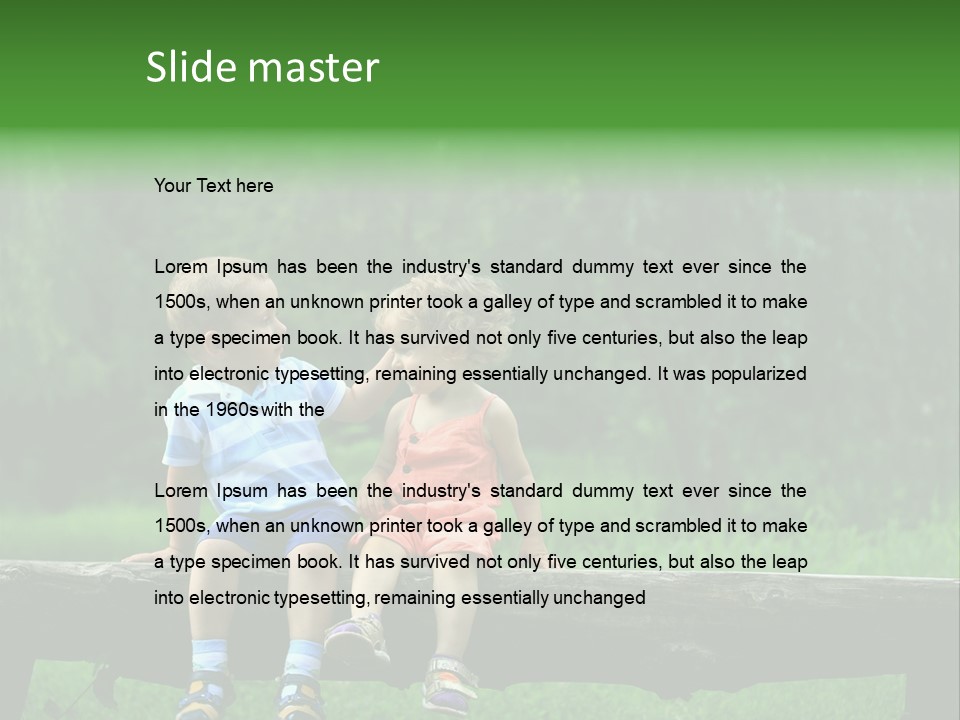 Happy Date Kid PowerPoint Template